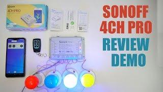 SONOFF 4 Channel Wi-Fi Switch - Review | Setup | Demo | ️