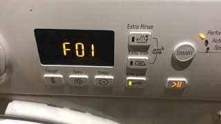 Hotpoint smart tech - F01 error code fault