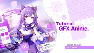 Tutorial GFX Anime Design in Pixellab || Pixellab edit