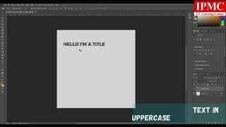 HOW TO USE TEXT TOOL IN PHOTOSHOP.