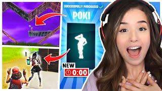 My Poki Emote is Everywhere and I’m FREAKING OUT - Pokimane Fortnite Dance!