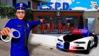 Franklin Upgrade His House Into Police Station In GTA 5 | Franklin Became Police!