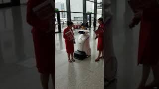 I really need to scrub this floor! LionsBot Autonomous Cleaning Cobot!