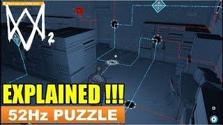 Watch Dogs 2 - How to solve the 52 Hz Puzzle & escape the 52 Hertz room [Ghost Signals]