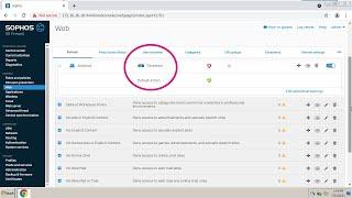 How to block a Web on Sophos Firewall