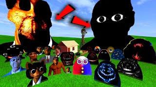 Angry MUNCI Nextbots Family Obunga Nextbots Family CHASE ME Gmod ! Garry's Mod Sandbox