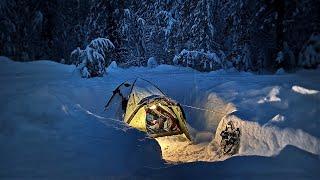 Deep Snow Winter Camping In Crua Insulated Tent