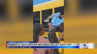 MS bus driver on leave after trapping children on school bus