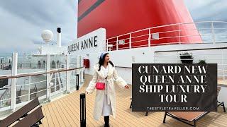 Cunard Queen Anne Cruise Ship Tour - See inside Cunard's newly refurbished ship!