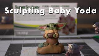 How to Sculpt Baby Yoda from The Mandalorian in Sculpey Premo Polymer Clay