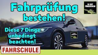 Den Führerschein bestehen! Achte unbedingt auf diese sieben Dinge! - Führerschein