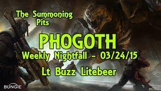 Destiny Weekly Nightfall - The Summoning Pits/Phogoth Walkthrough - 03/24/15