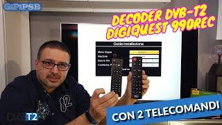 Decoder Digitale Terrestre DigiQuest 990REC - Nuovo Decoder DVB-T2 ha tutto ciò che serve!