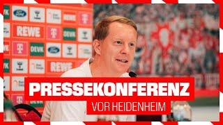 LIVE: Pressekonferenz vor Heidenheim | 1. FC Köln