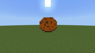 How to build a cookie pixel art in Minecraft (Minecraft tutorial)