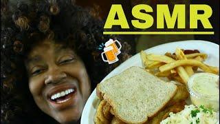ASMR  Mukbang Fish Fry Friday on A Monday ASMR Triggers Whispering Eating, Lip Smacking Chewing