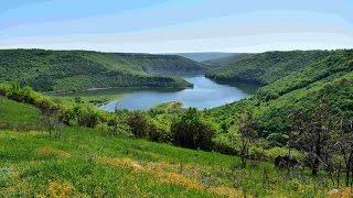 Каньон реки Днестр. Райское место Украины.