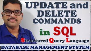 UPDATE & DELETE COMMAMDS IN SQL || UPDATE || DELETE || DML COMMANDS || SQL COMMANDS || SQL || DBMS