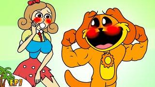STRONG DOGDAY and CUTE MISS DELIGHT (poppy playtime chapter 3 cartoon animation)