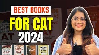 Best BOOKS for CAT 2024 Preparation | CAT Exam Self Preparation  - VARC, DILR, QUANT