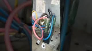 ganti kapiler AC dan kapasitor fan pada outdoor ac overheat