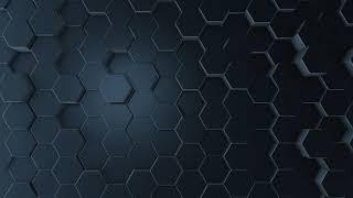 Blue Hexagon Background Seamless Loop