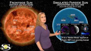 Our Sun Puts on a Far Side Show While Earth Waits | Space Weather News 16 June 2024