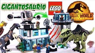 LEGO Jurassic World Dominion: Ataque del GIGANTOSAURIO & THERIZINOSAURIO - TOY SHOTS (2022)