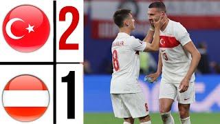 turkey 2-1 austria EURO2024 HIGHLIGHTS | Demiral Goal vs austria 
