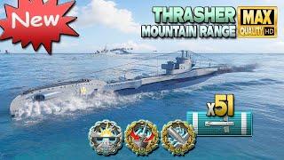NEW British submarine Thrasher in Arms race - World of Warships