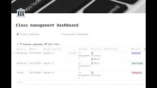 How I use notion as a teacher to plan courses and keep track of student progress