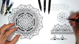 How to Draw a Beautiful Mandala | Step by Step Tutorial