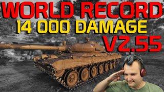 14 000 damage, World Record, Vz.55! | World of Tanks