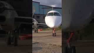 CRJ200 ENGINE RUN TEST #shorts