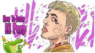 How To Draw Lil Peep step by step | tutorial
