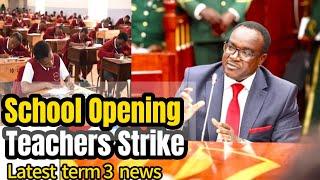 BREAKING NEWS: SCHOOL REOPENING date 2024 news term 3| Kiambu | Kakamega...