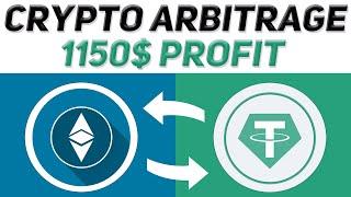 Crypto Arbitrage Ethereum | New Strategy Trading ETH 2024 | Profit 8% | Crypto Arbitrage Strategy