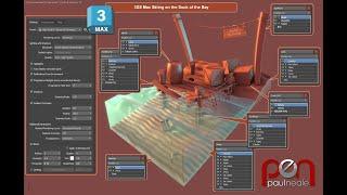 3DS Max Dock of the Bay Breakdown