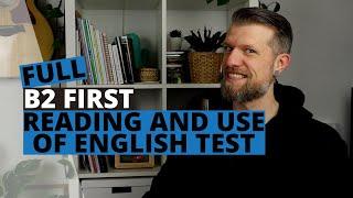 Cambridge B2 First (FCE) - Reading and Use of English Walkthrough