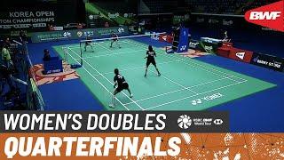 Korea Open Badminton Championships 2022 | Jin/Wong (SGP) vs Jeong/Kim (KOR) [2] | Quarterfinals