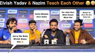 Elvish Yadav & Nazim Ahmed Most Funny Interview After Haryanvi Hunters Won Match | Funny Moments