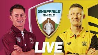 LIVE: Western Australia vs Queensland - Day 1 | Sheffield Shield