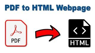 How to Convert PDF to HTML Webpage Using Adobe Acrobat Pro 2017