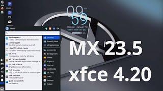 MX Linux 23.5 Brings  Xfce 4.20 and Debian 12.9