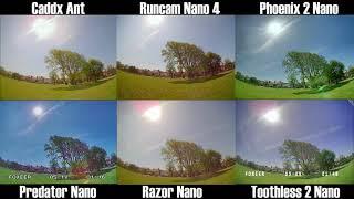 Testing Nano FPV Cameras 2021 - Runcam, Caddx, Foxeer