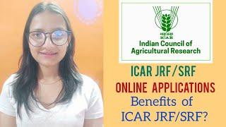 ICAR (PG/PhD) 2023 Notification out || Scholarship|| Benefits of ICAR-JRF/SRF || Surbhi Kapoor