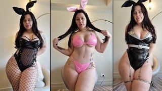 Sexy Easter Bunny Lingerie Try on haul | SHEIN