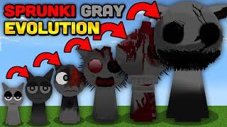 Minecraft But I Evolve SPRUNKI GRAY PHASE 0-9