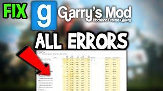 Garrys Mod – How to Fix All Errors – Complete Tutorial