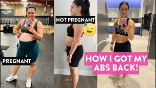 How I Got My Abs Back After Pregnancy